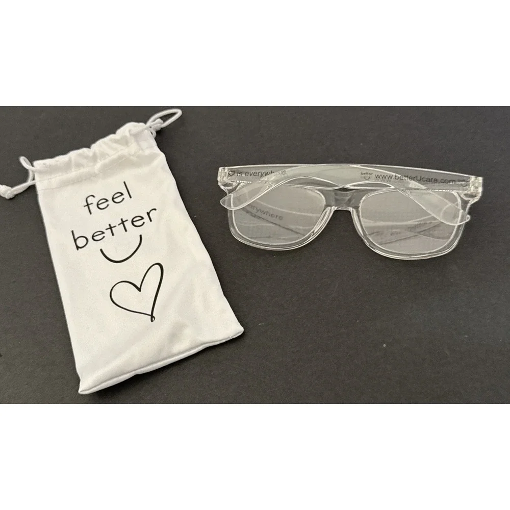 The Unbranded Brand heart glasses